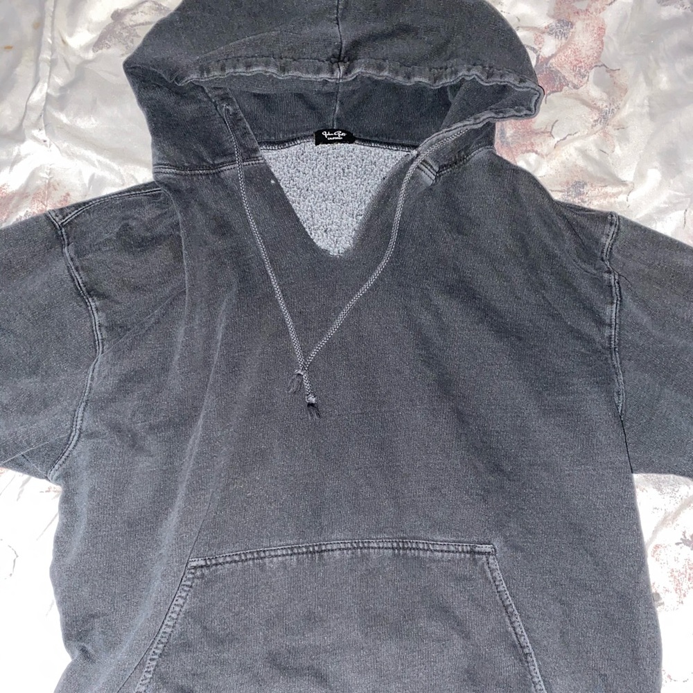 Charcoal gray hoodie